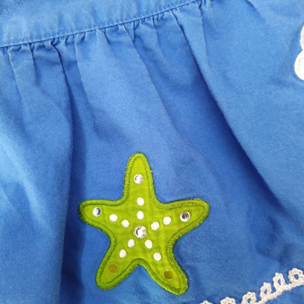 Gymboree Kids' Blue Sea Shell Dress - Picture 7 of 12
